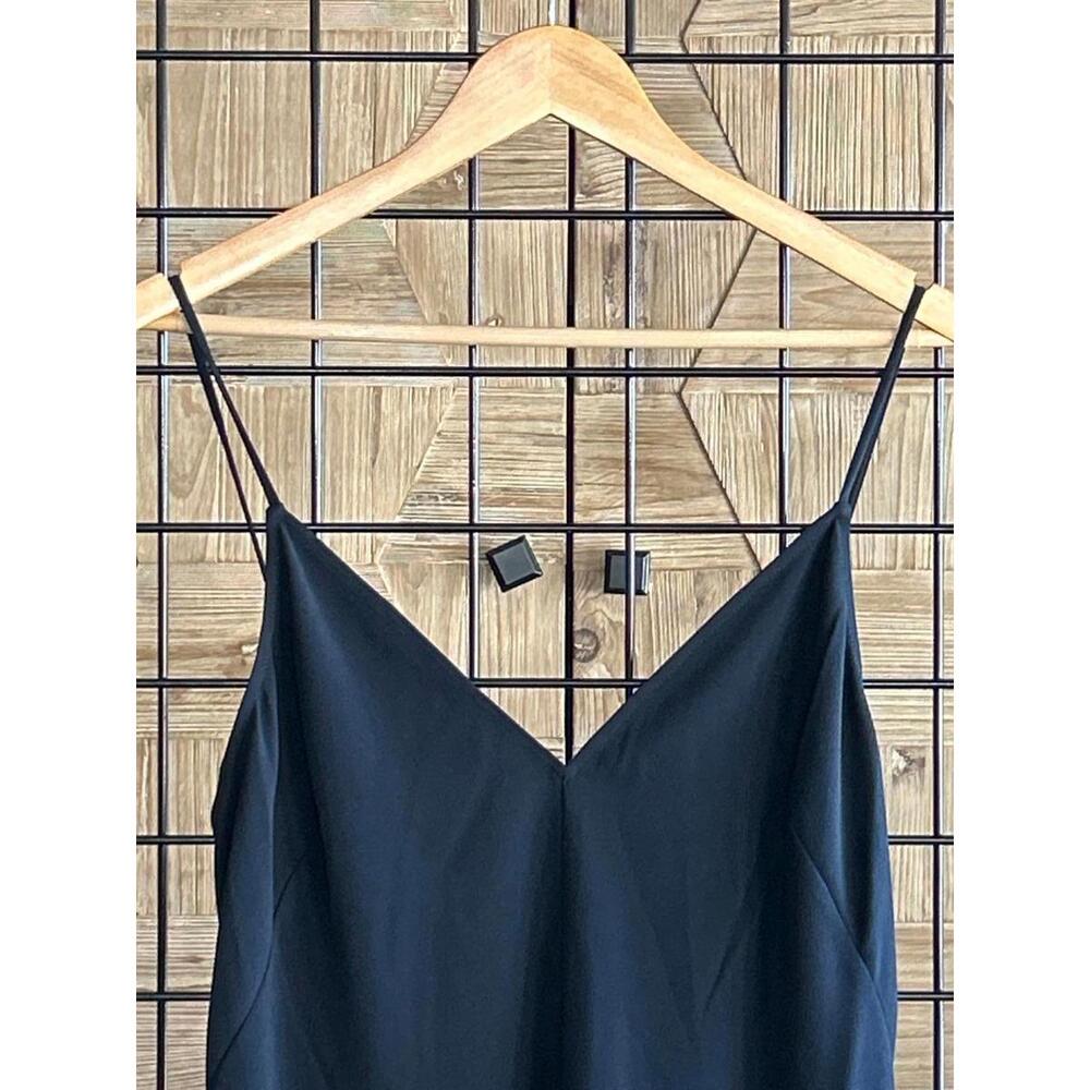 NWT Thakoon Womens Slip Dress 8 Midnight Navy Midi V Neck Sleeveless - Picture 2 of 7